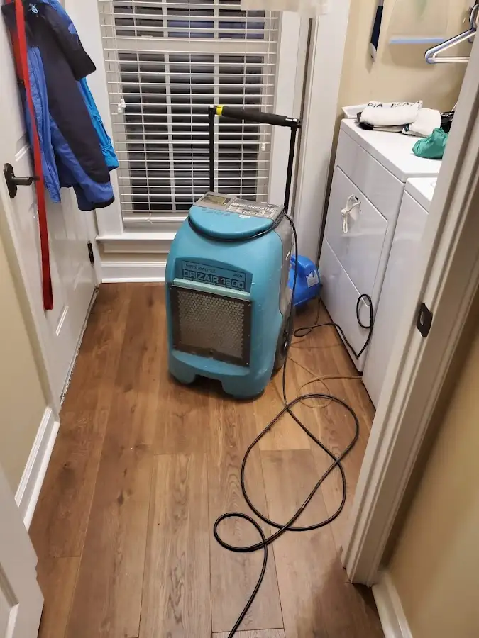 Commercial dehumidifier deployed for Flood Damage Cleanup in Astoria
